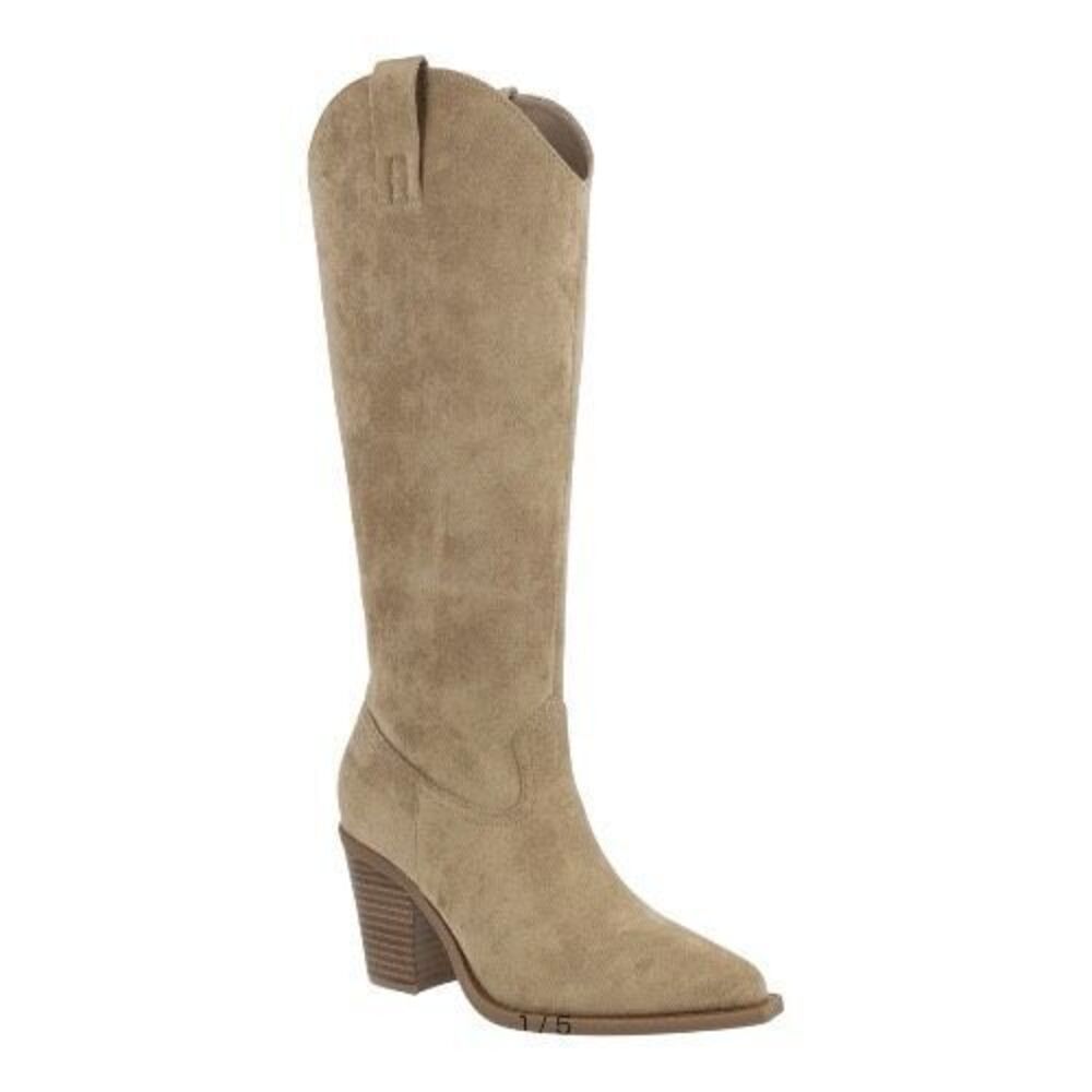 MIA Messini Western Knee High Coastal Cowgirl Boho Chic Cowboy Boot Size 8.5